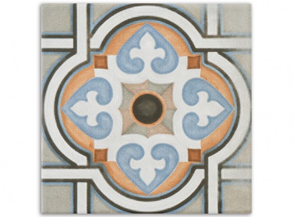 Musterfliese Cementum 15x15 (Spanien), 1 Fliese mit Muster, Variantenauswahl