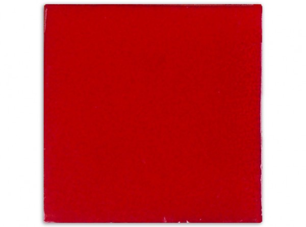 Tile, single colour &quot;Red&quot;, approx. 10x10 cm