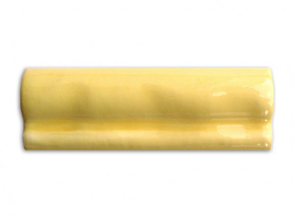 Abschlußfliese Moldura Antik Amarillo (Gelb) 5x15 cm zur Antik-Serie