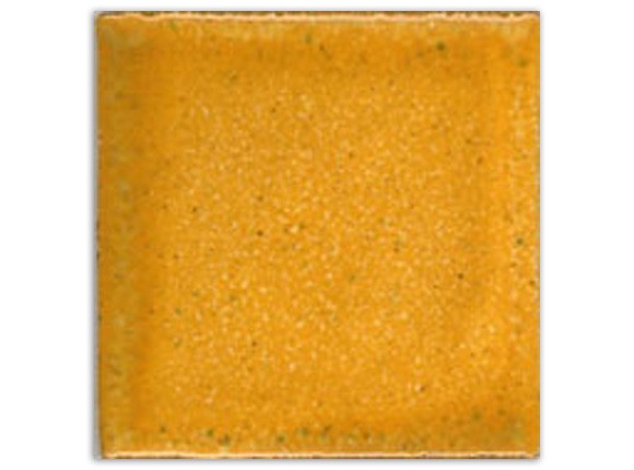 Hand-painted tile, mustard yellow, approx. 5x5 cm, mostaza
