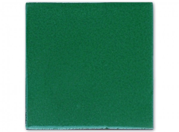 Dünne Serie: Fliese handbemalt, ca. 5x5cm, Englischgrün