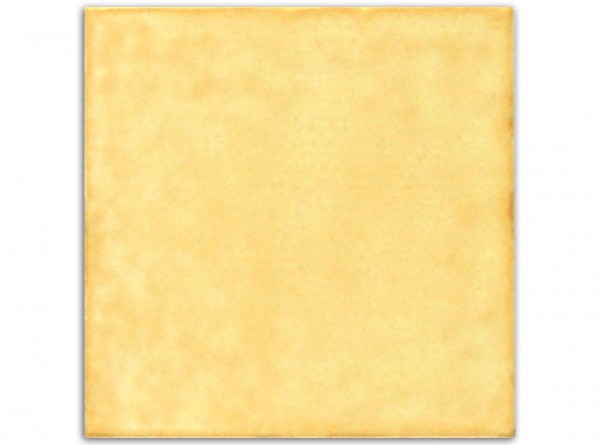 Amarillo (Gelb), spanische Fliese Antik-Serie, 15x15cm