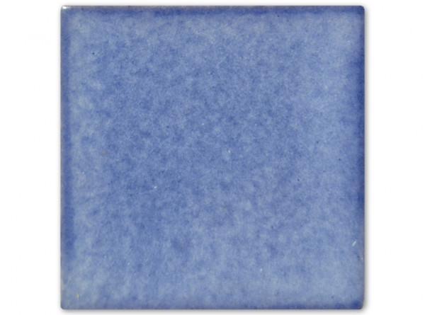 Hand-painted tile, approx. 5x5 cm, washed light bue