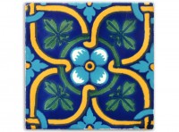 Tile, design "Flor de maple" approx. 10x10 cm Tile, design "Flor de maple" approx. 10x10 cm