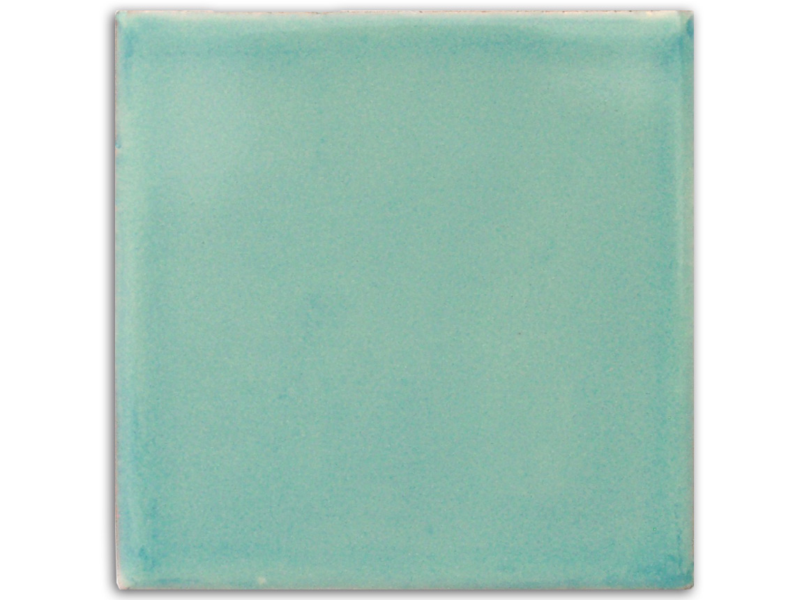 Washed Out Turquoise Tile, turquoise, single colour