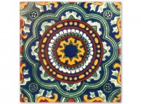 Tile, design "Rosario" approx. 10x10 cm Tile, design "Rosario" approx. 10x10 cm