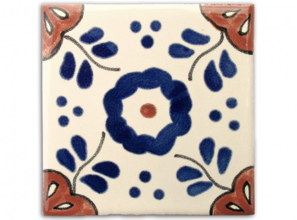 Tile, design &quot;Hacienda Tc.&quot; approx. 10x10 cm