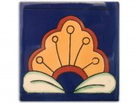 Tile, design "Caribe 10" approx. 10x10 cm Tile, design "Caribe 10" approx. 10x10 cm