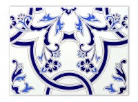 Spanish wall tile "Zocalo Lusitania", 15x20 cm Spanish wall tile "Zocalo Lusitania", 15x20 cm