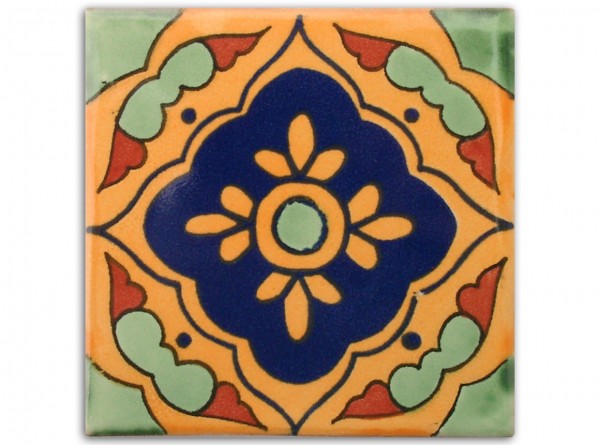 Tile, design &quot;Guadalajara Verde&quot; approx. 10x10 cm