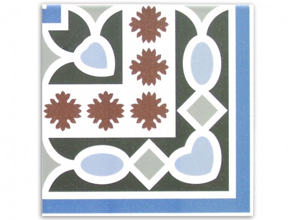 Nou Esquina 20 x 20 cm, Victorian tile series