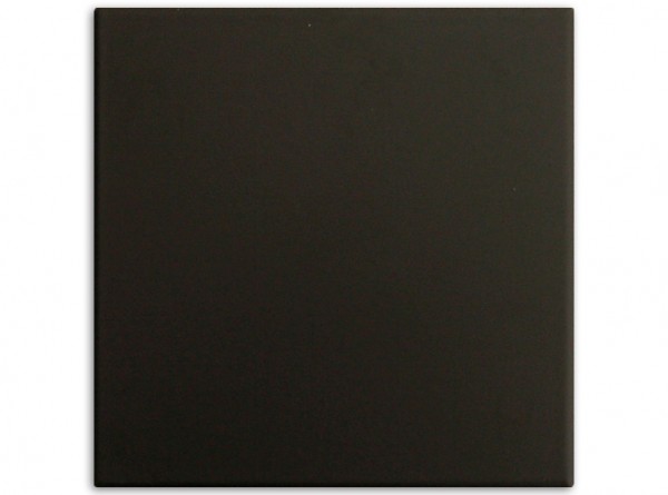 Negro (Schwarz), matt, spanische Fliese 20x20cm