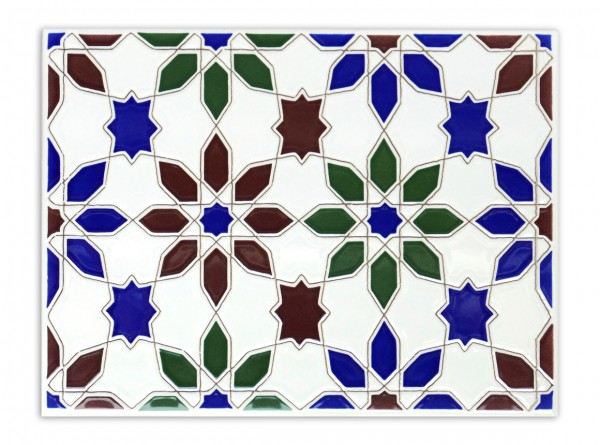 Spanish wall tile &quot;Zocalo Jazmin M-2&quot;, 15x20 cm